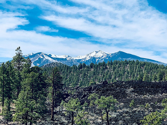 Sunset Crater and Mountain