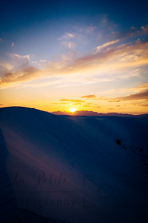 White Sands sunset