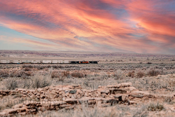 Sunset Train
